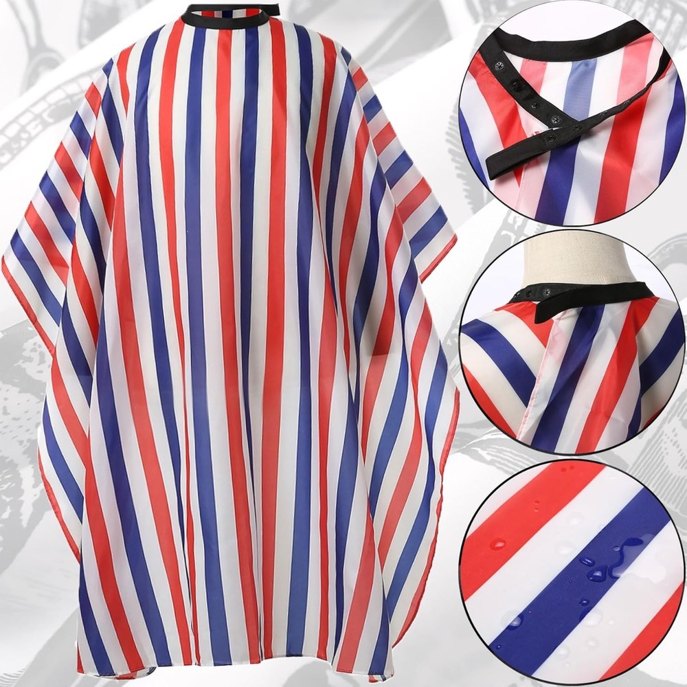 Professional Quality Adjustable Waterproof Hair Cutting Cape - Multicolor Style
