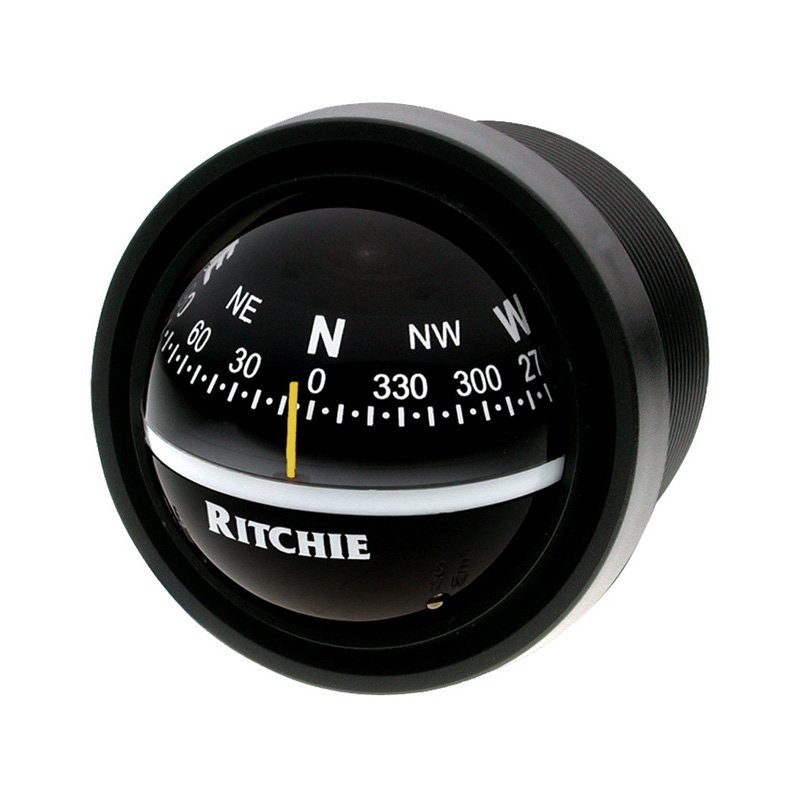 Ritchie V-57.2 Explorer Black Bulkhead Mount Compass