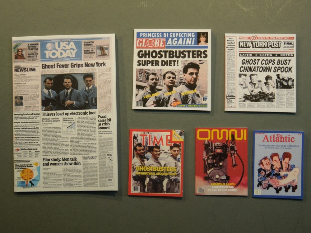 Ghostbusters 1/8 scale Magazines (six) for Eaglemoss Ecto-1