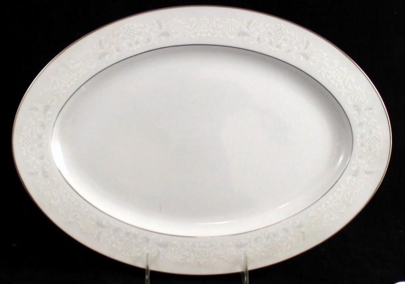 Sango Florence 14 1/4 Inch Oval Serving Platter 3646