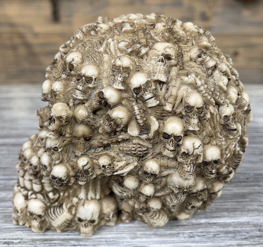 SKULL COVERED WITH SKULLS 5 1/4" TALL