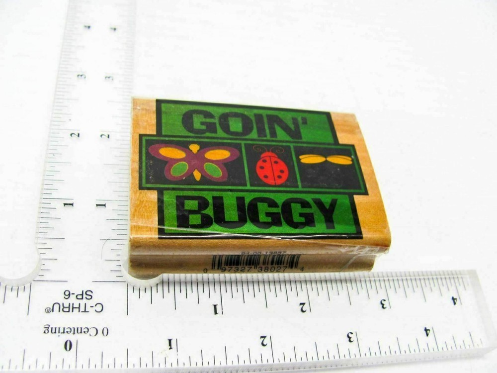 Goin Buggy Rubber Stamp - Stamp Set A108