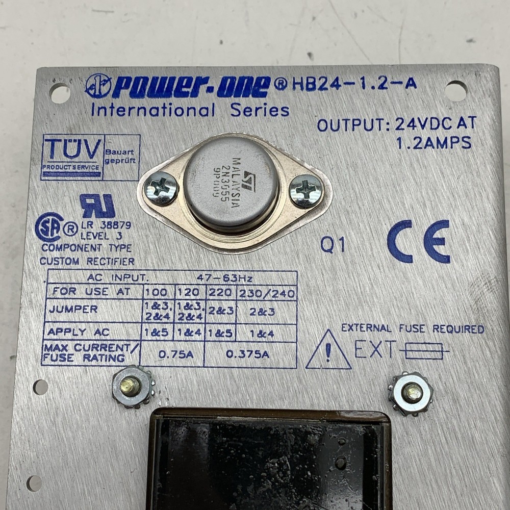 Power-One HB24-1.2-A Linear Power Supply 24VDC 1.2A