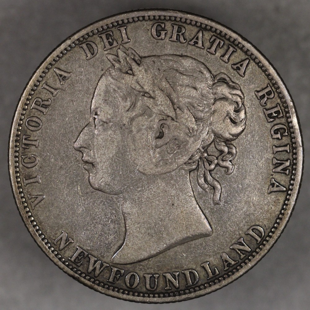 1888 Newfoundland Silver 50 Cents