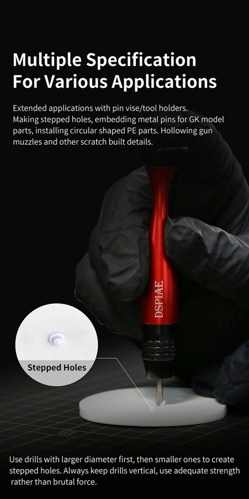 DSPIAE: Flat Core & Drill Bit Set [Option Kit 1] Photo Etch Chip Removal