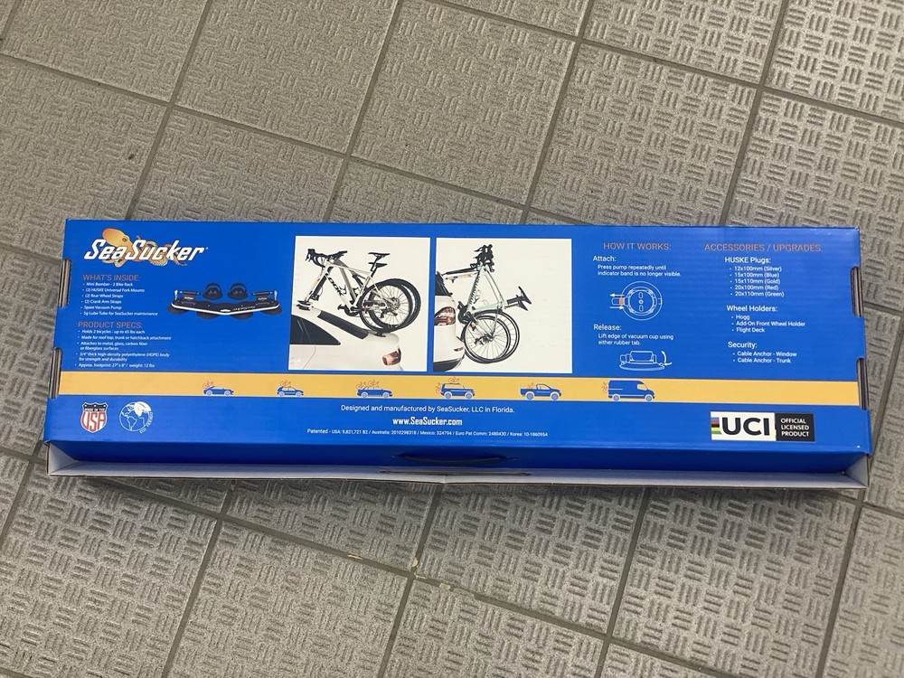SeaSucker Mini Bomber Bicycle Rack - Black
