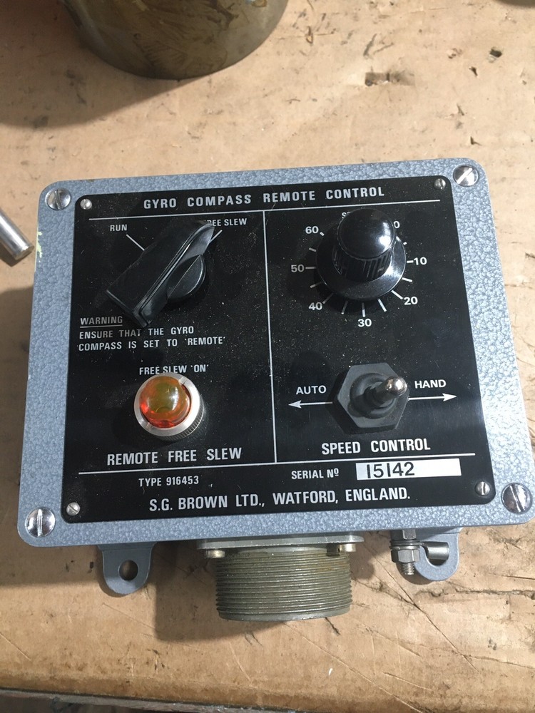 gyro compass remote control sg brown Ex Military Surplus