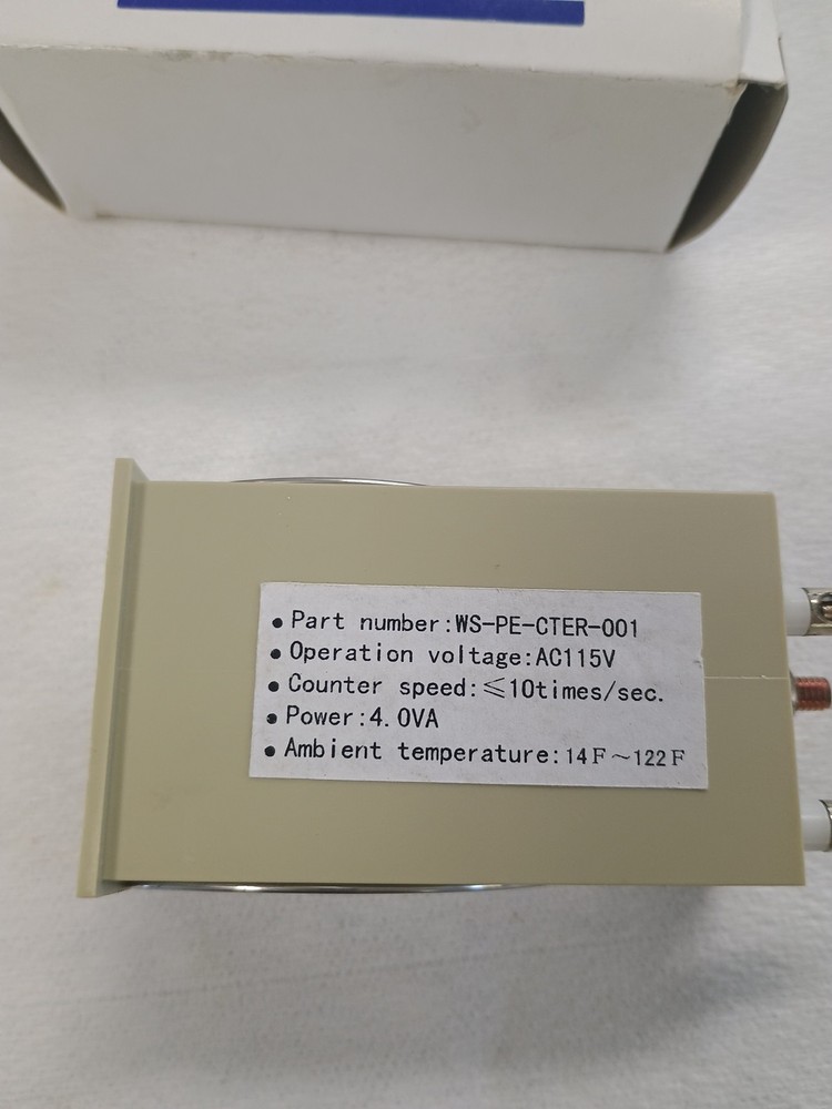 6 Digit Mechanical display electromechanical counter 115V AC