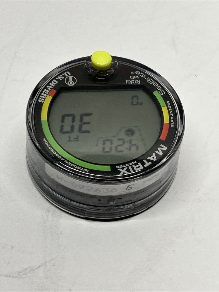 U.S Divers/ Aqualung Matrix Master Dive Computer Pod Hose Mount. Tested.