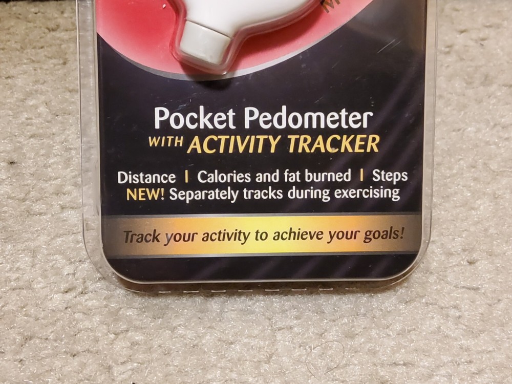 Omron GoSmart Pocket Pedometer with Activity Tracker Pink Sealed Packaging