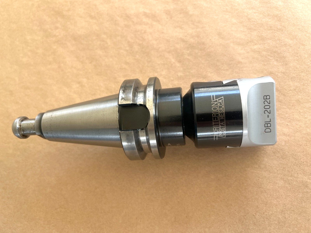CRITERION #DBL-202B 1/2" BORING HEAD W/BT40 SHANK