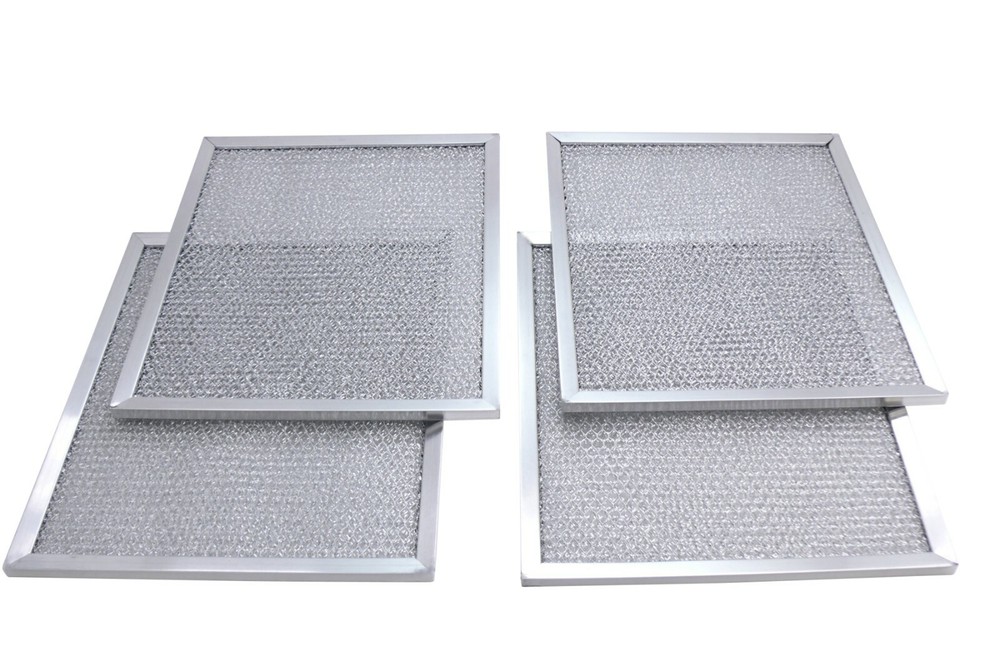 Kitchen Basics 101 Aluminum Hood Vent Filter 4 Pack 97006931 Replacement