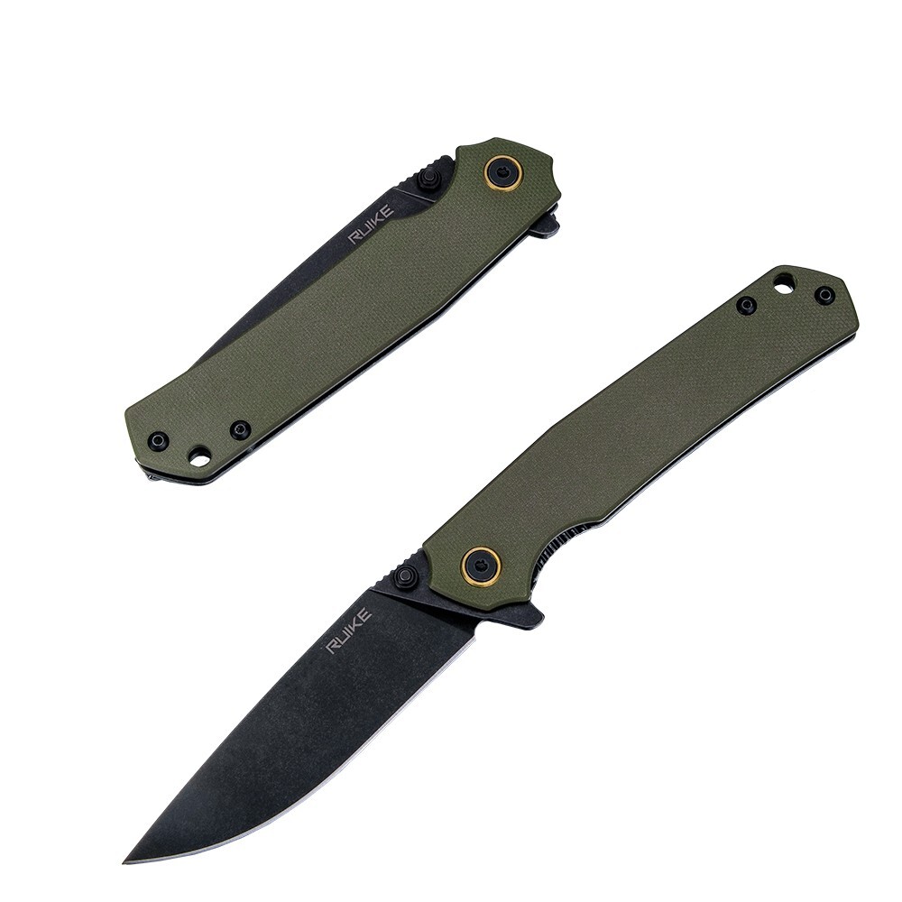 RUIKE P801G Folding Knife-Green