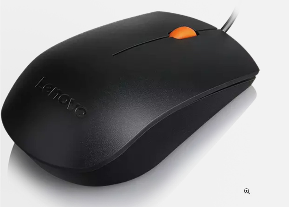 Lenovo 4Y50R20863 Essential USB Mouse - Black