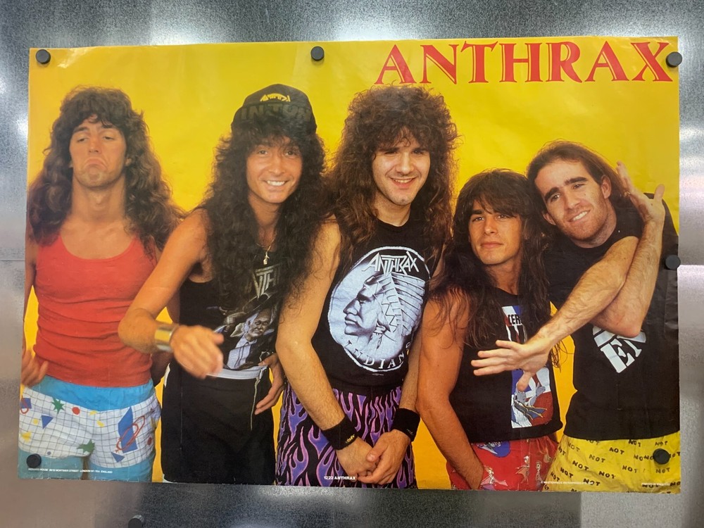 Anthrax - Masterpiece Enterprise Ltd 1987 poster