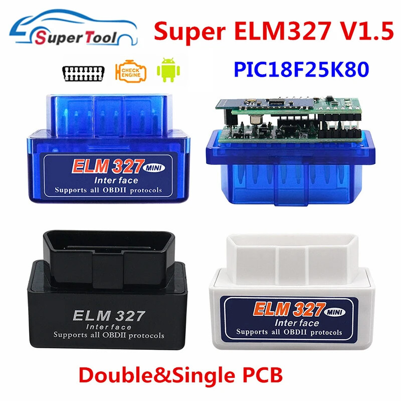 Scanner Car Diagnostic Tool  Bluetooth-Compatible V1.5 ELM327 OBD2 Code Reader