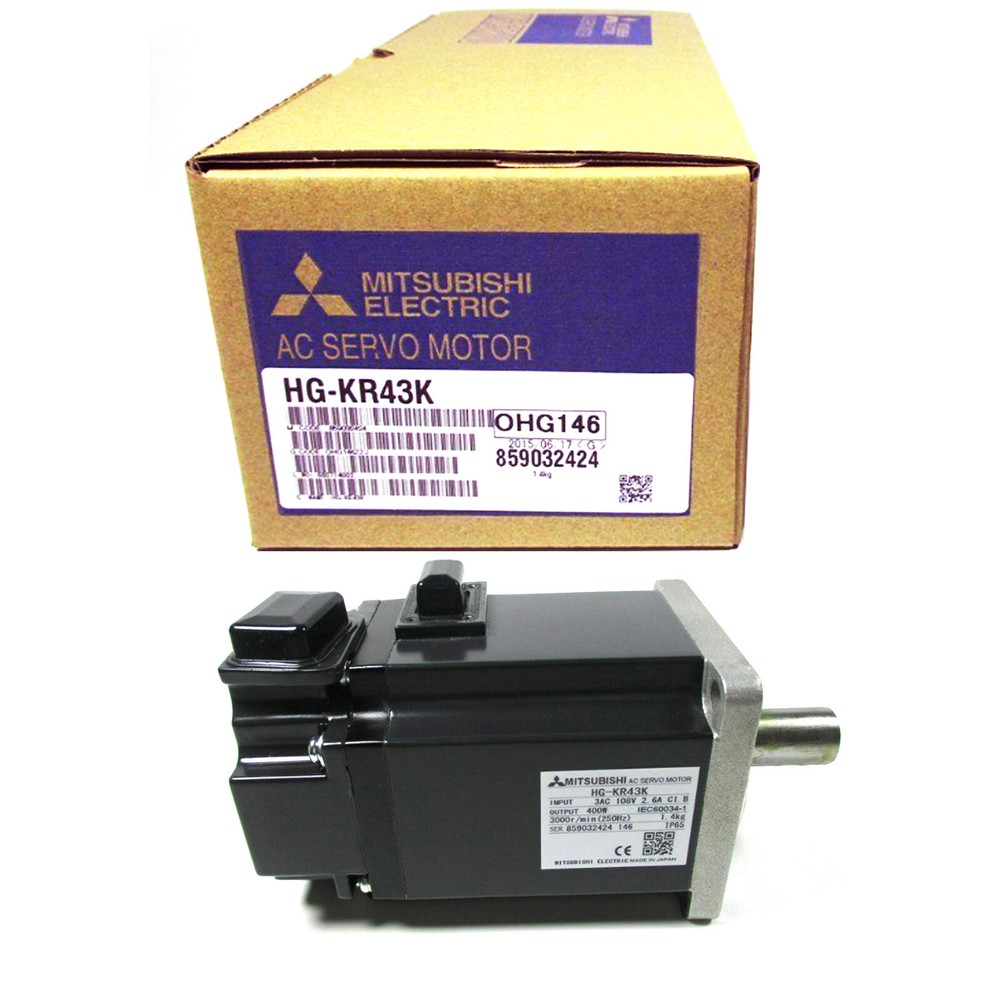Mitsubishi HG-KR43K AC brushless rotary servo motor 400W 22-bit absolute