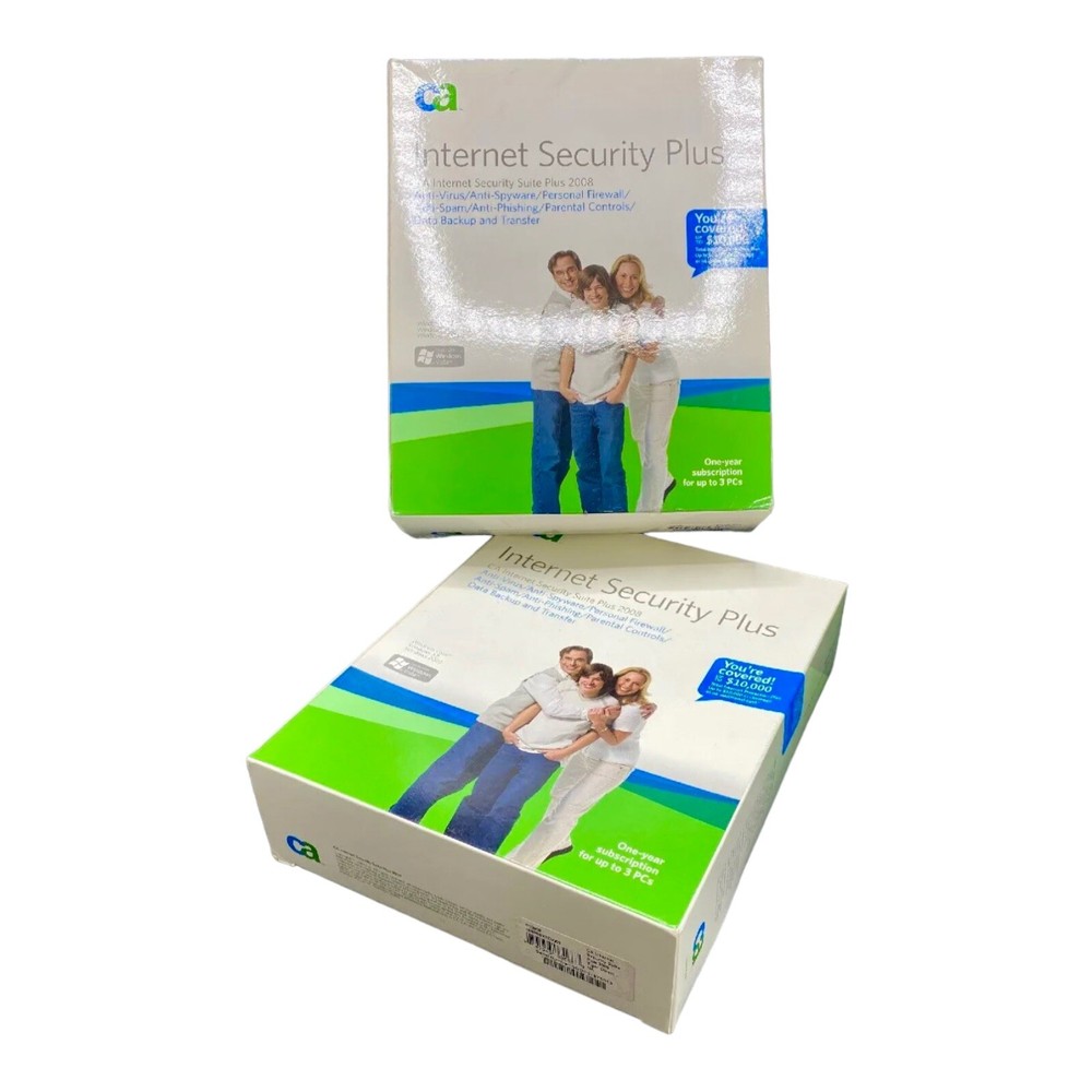 CA internet security plus 2008 Lot Of 2