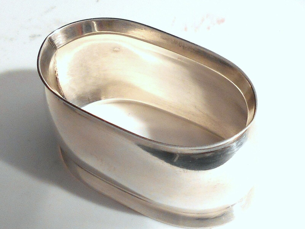 Vintage German 800 Silver Napkin Ring "Mathias" name engraving