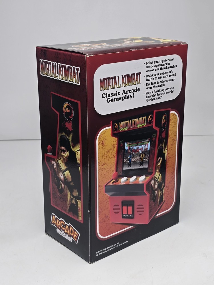 Mortal Kombat Klassic Mini Arcade Classics Basic Fun 90’s Video Game WB New