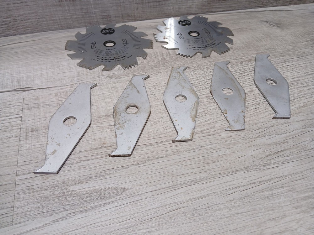 Shopsmith 6” Stacking Dado Saw Blade Set "New Old Stock"