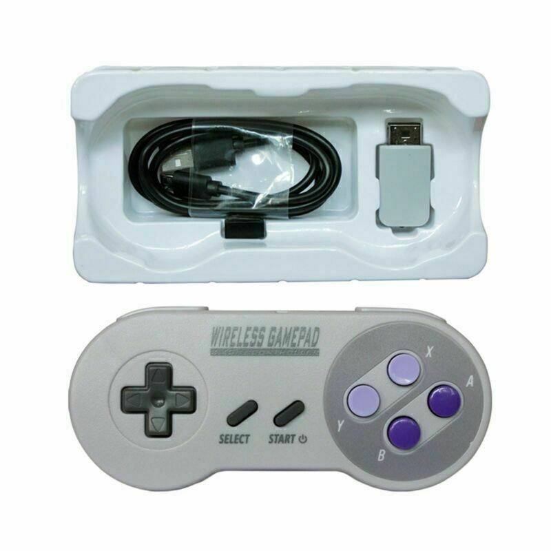 For Super SNES Classic Mini Game Console Wireless Gamepad Controller Accessories