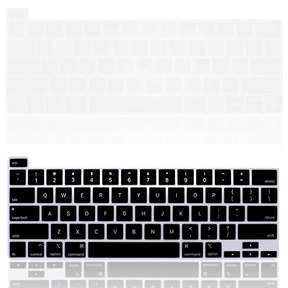 FOR MacBook 13" Pro M2 2022 M1 2020 Soft-Touch Keyboard Protective Cover 2PCS