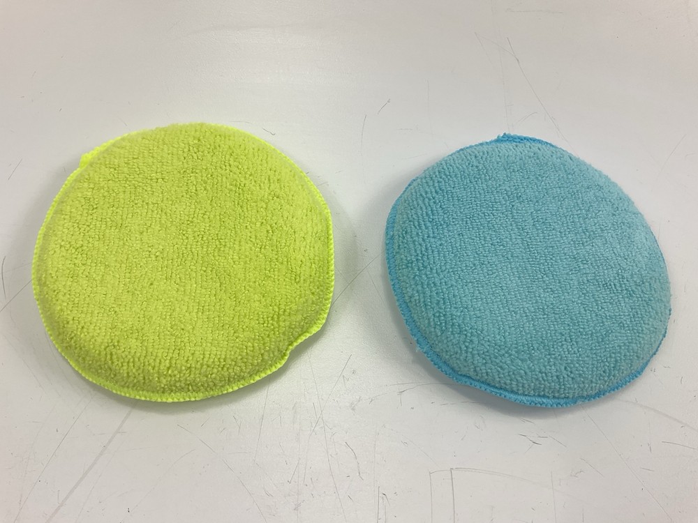 AutoCraft AC266 - 6" Diameter Microfiber Applicator Buffing Pads - 20 TOTAL