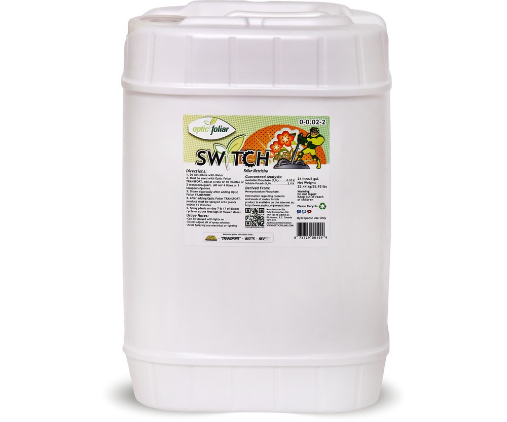 Optic Foliar Switch 6 gallon - Reverse Seed Production Hermaphrodites In Bloom