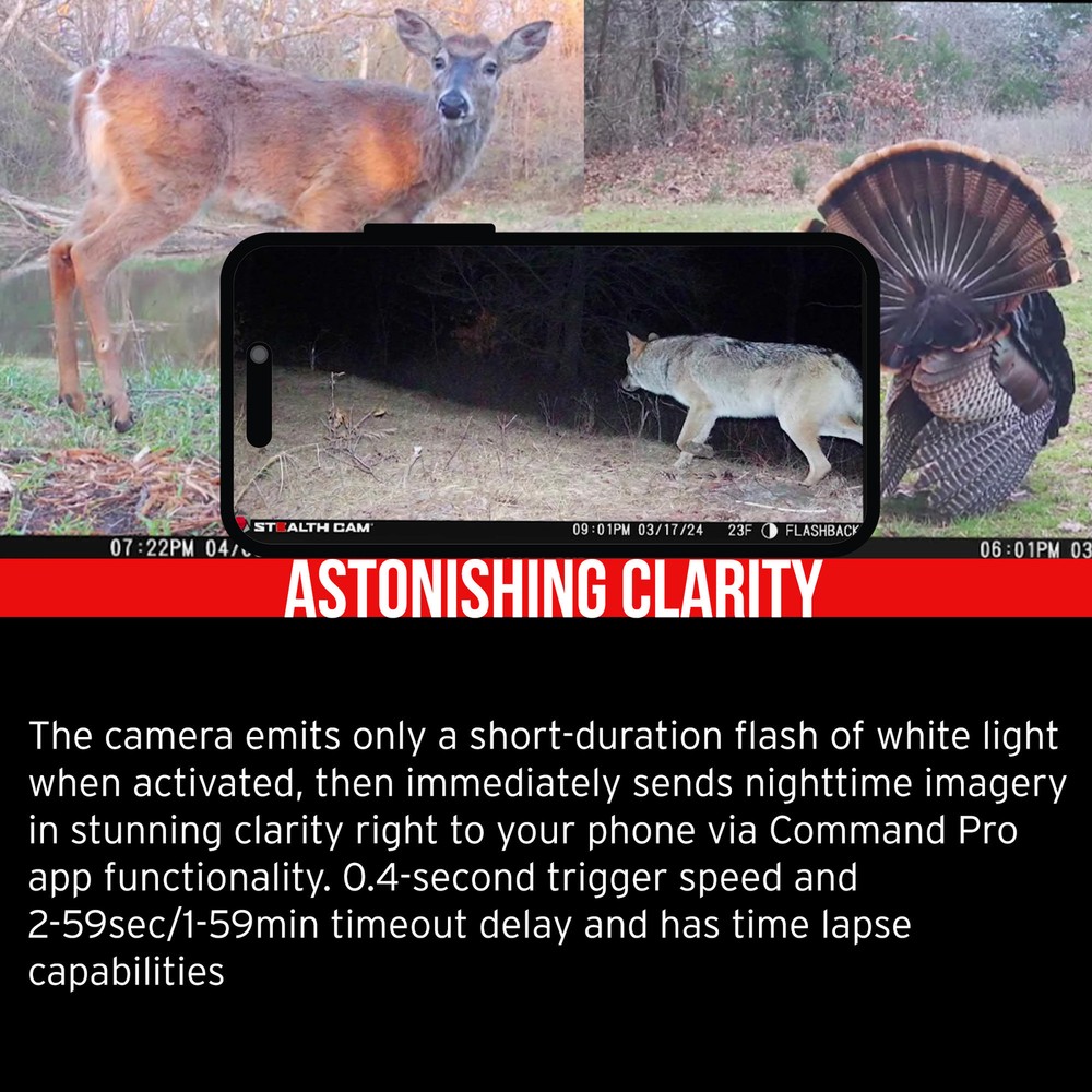 Stealth Cam Flashback White Flash Cellular Trail Camera 2-Pack Bundle