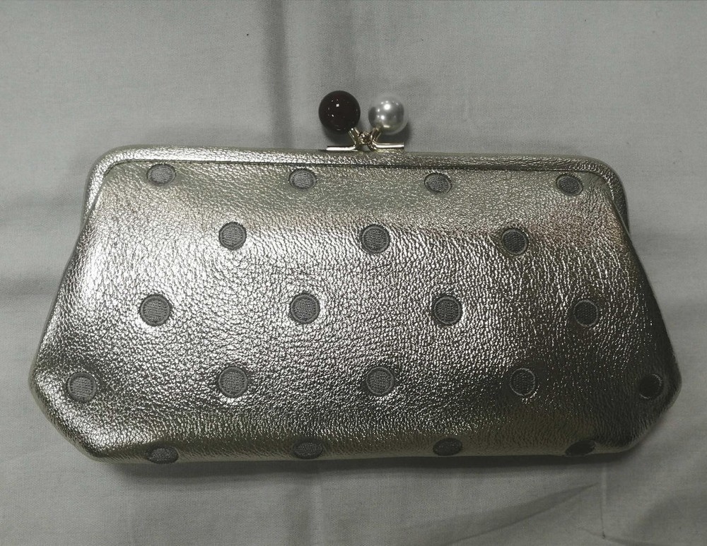 Perche Metallic Gold Clasp Wallet