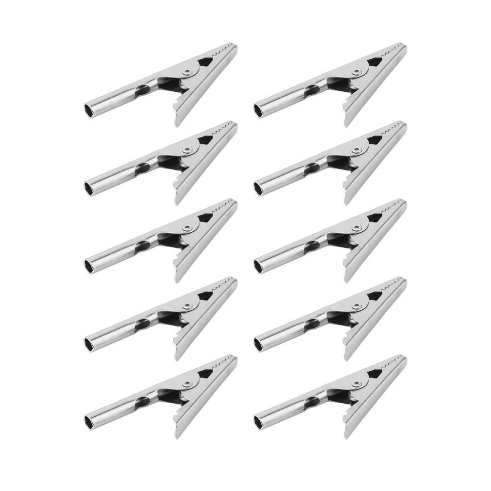 10PCS Crocodile Clips in Multiple Colors for Safe Electrical Connections