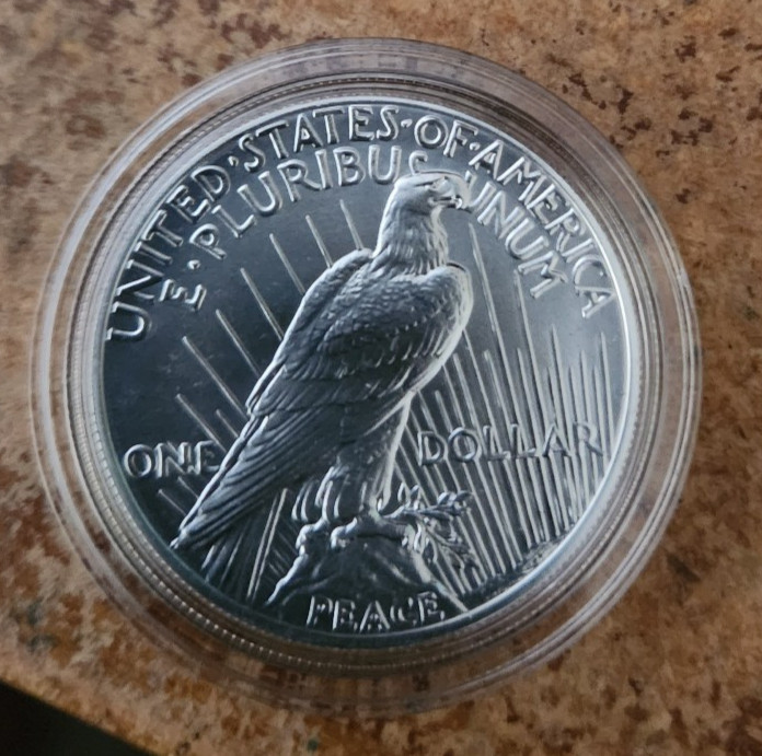 2021 (p) silver Peace dollar (21XH)