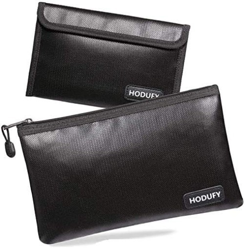 Fireproof Document and Money Bags - Water & Fire Resistant Storage Envelopes