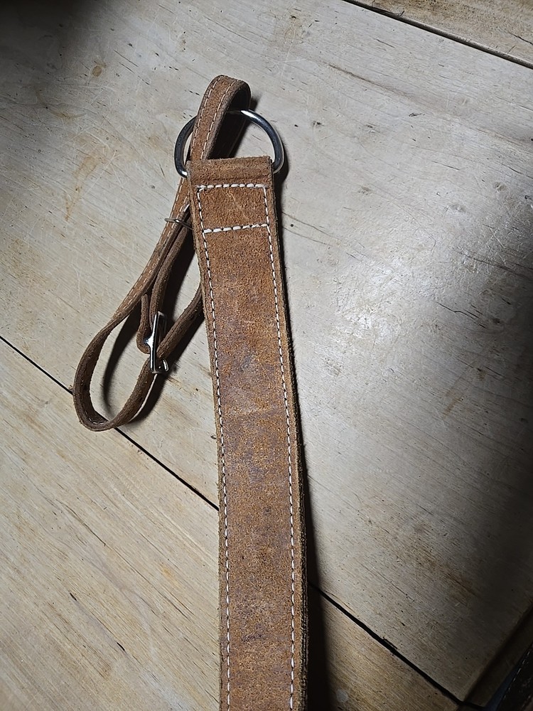 Western Saddle Ranch Style Breastcollar - Rawhide Leather