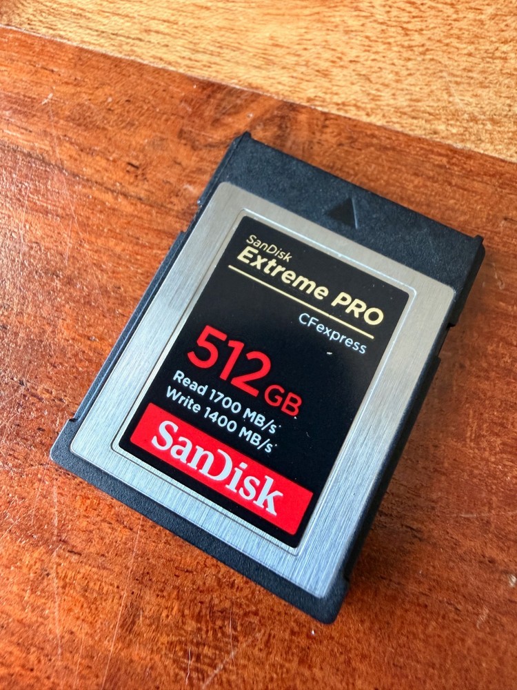SanDisk 512GB Extreme PRO CFexpress Type B Memory Card - USED