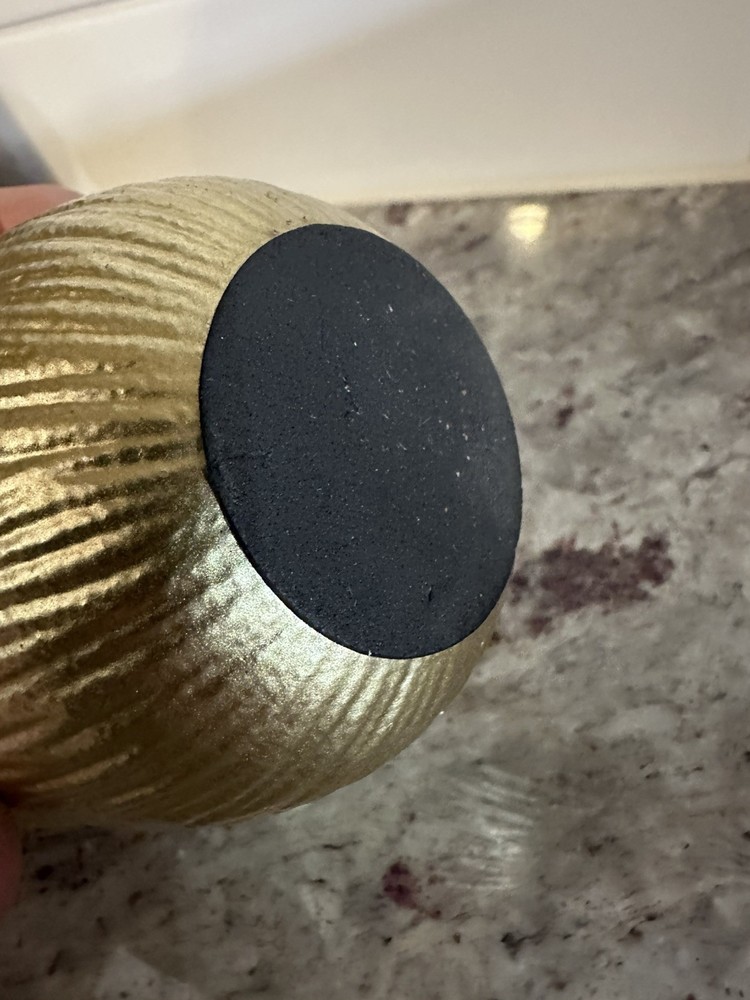 Cast iron Gold Acorn Box HEAVY