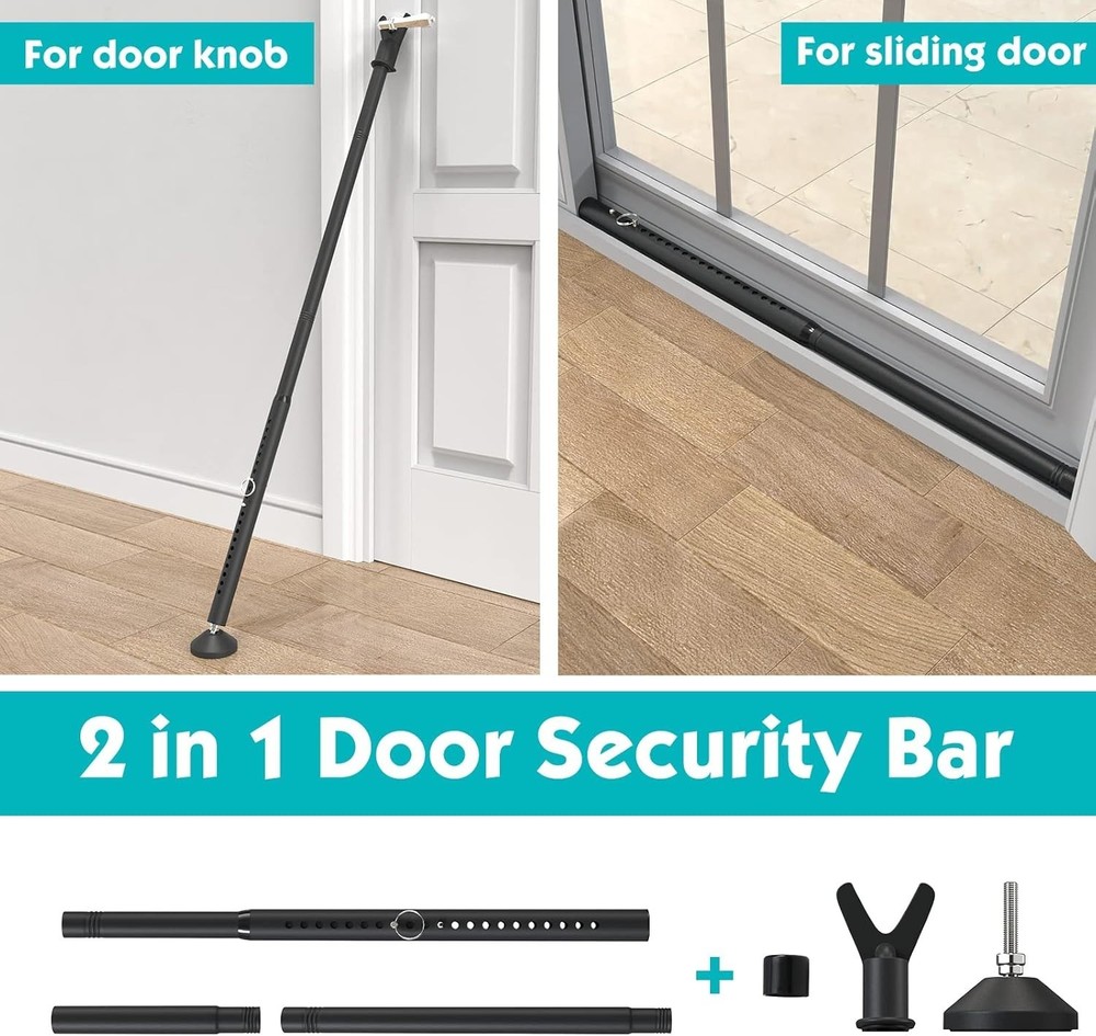 Adjustable Barricade Bar 2-Pack