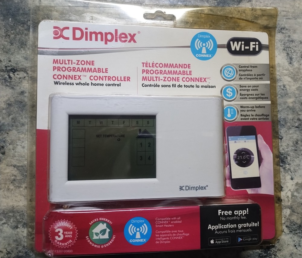 NIB New Dimplex Multi Zone Programmable Connex Controller Thermostat CX-WIFI