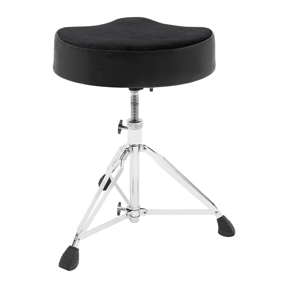 Drum Throne Padded Comfortable 220.46lbs Capacity Drummer Stool Height Adjust