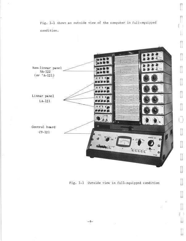 Hitachi 303 Analog Computer Instruction Manual PDF Copy 4G USB Stick