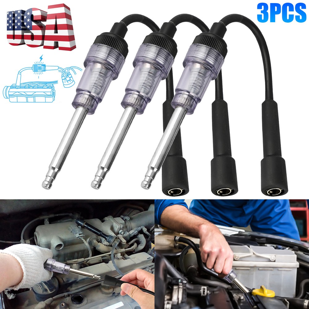 Spark Plug Tester Ignition System Coil Engine In Line Auto Diagnostic Test Tools