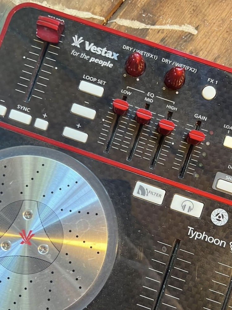 Vestax Typhoon Midi DJ Controller, New Without Box or Cords