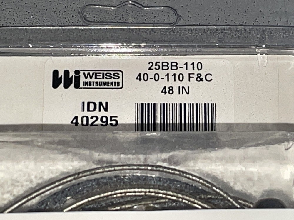WEISS INSTRUMENTS 25BB-110 RF 2.5" REMOTE READING DIAL THERMOMETER