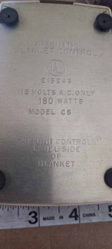 Spiegel Automatic Blanket Control E15945 - Used
