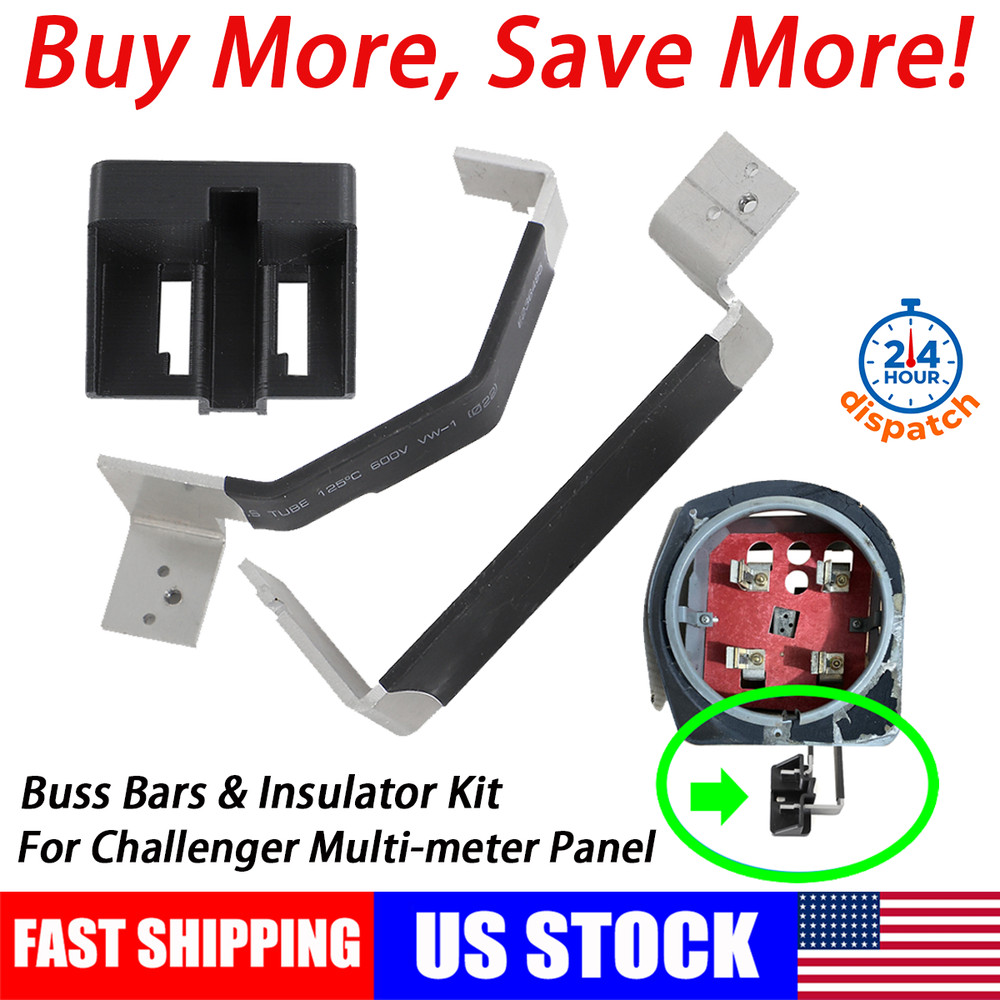 For Challenger Buss Bars Insulator Kit Multi-meter Panel Aluminum Main Breaker