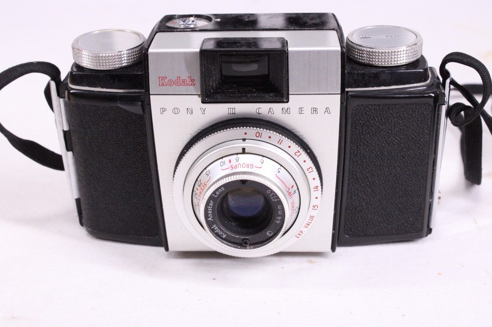 Vintage Kodak Pony II Camera Original Box & Instruction Book