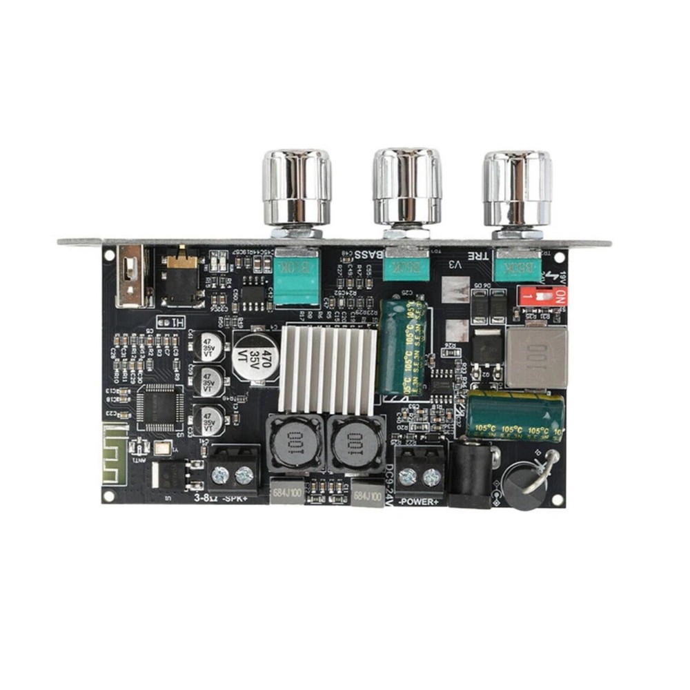 ZK-1001U Audio Power Amplifier Board With Multi-Function Button Control