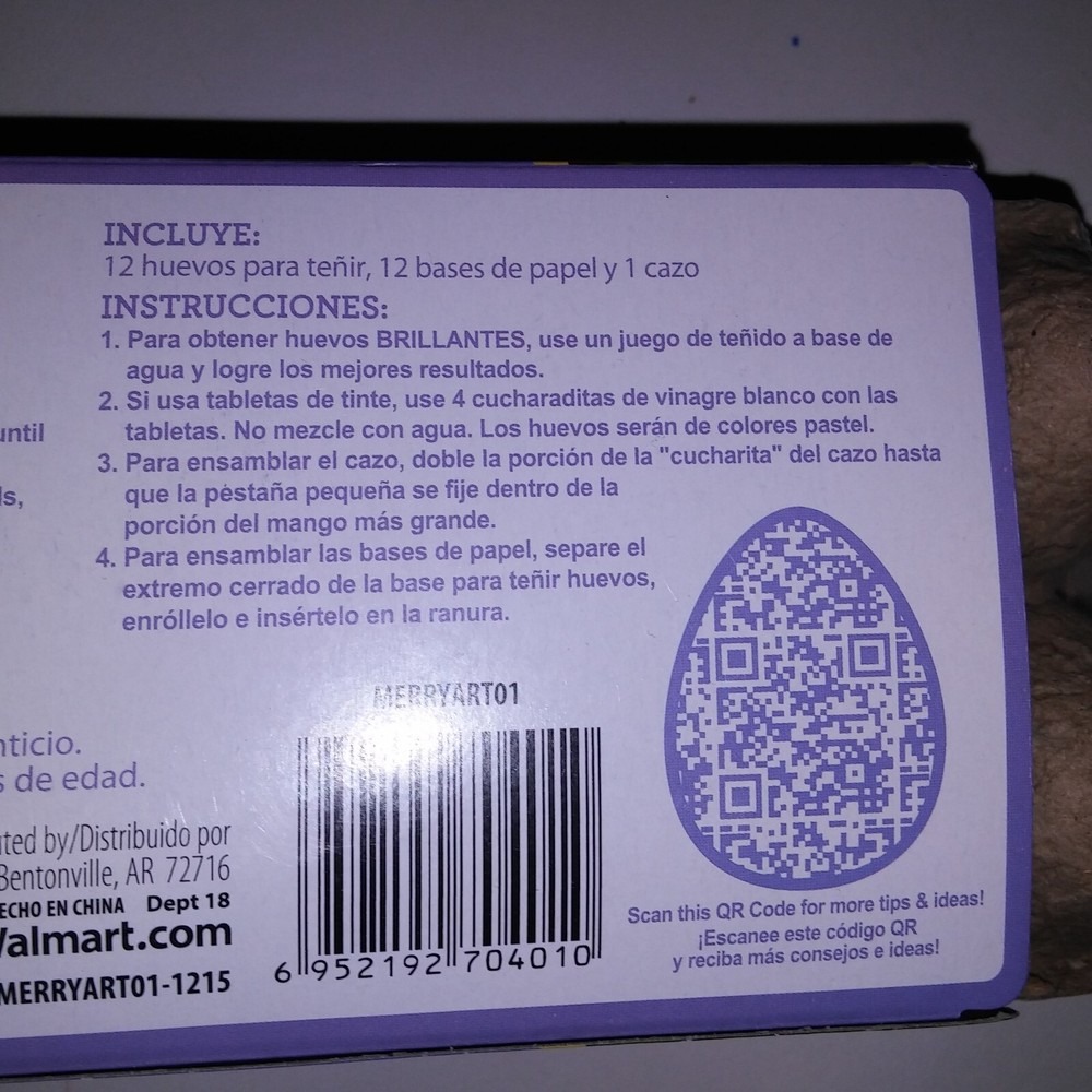 Set of 36 Easter Eggs Solid White for Decorating Includes Paper Stands & Dipper