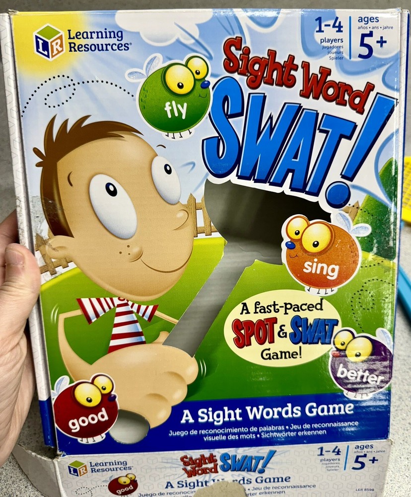 Learning Resources Sight Word Swat Educational Sight Words Game, See Description
